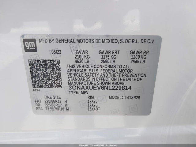 Chevrolet Equinox Awd Lt