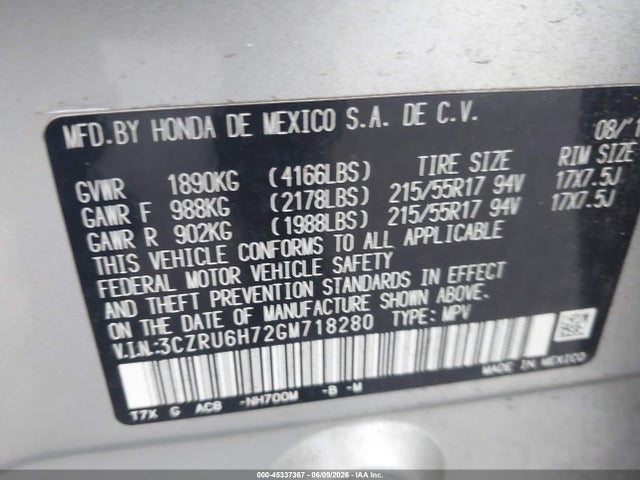 Honda HR-V Ex-l
