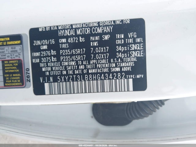 Hyundai SANTA FE 2.4l