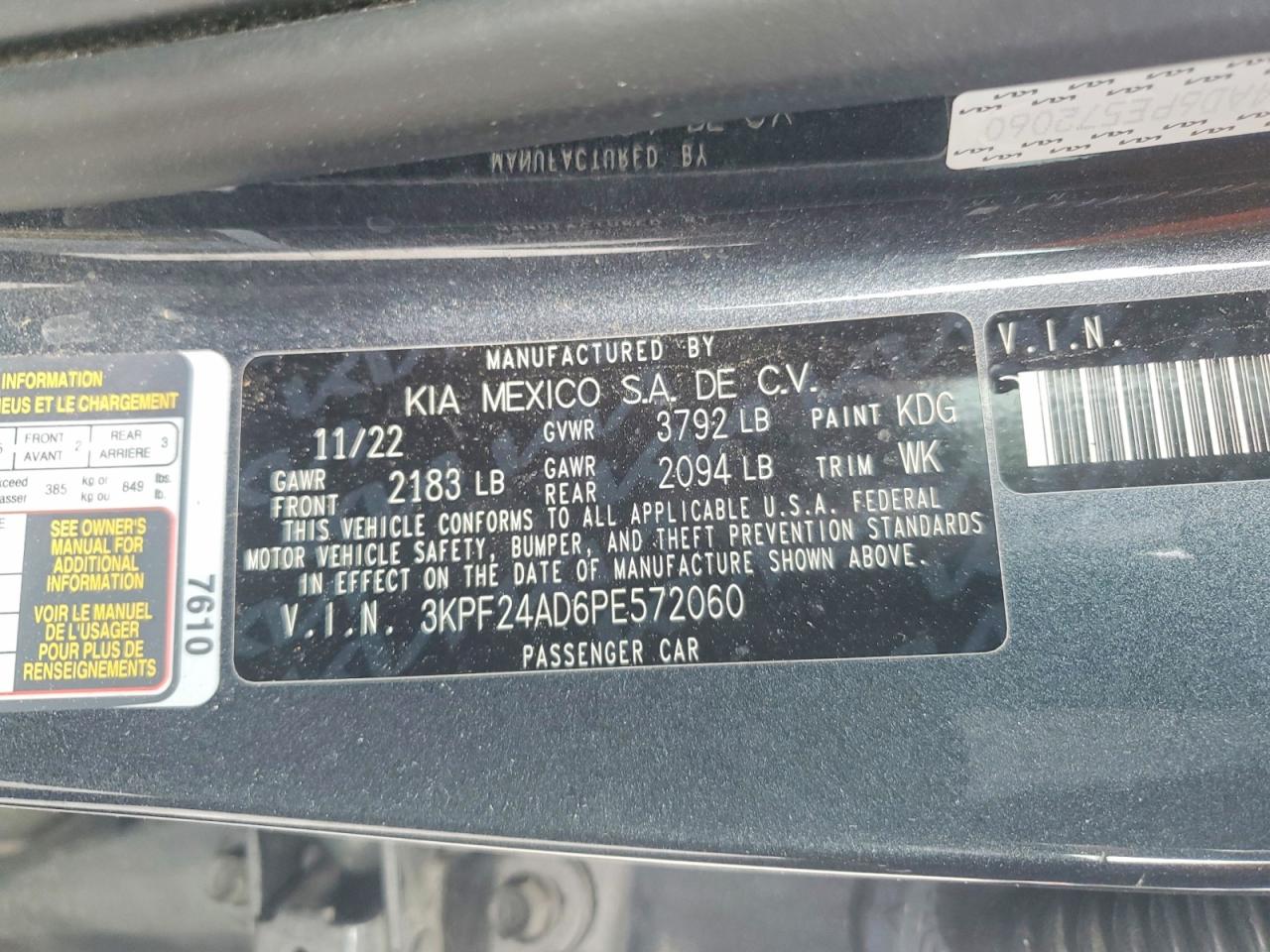 Kia Forte Lxs