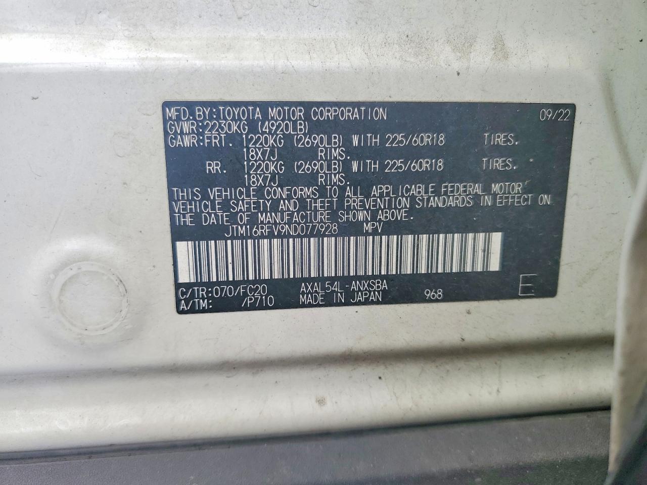 Toyota RAV4 Se