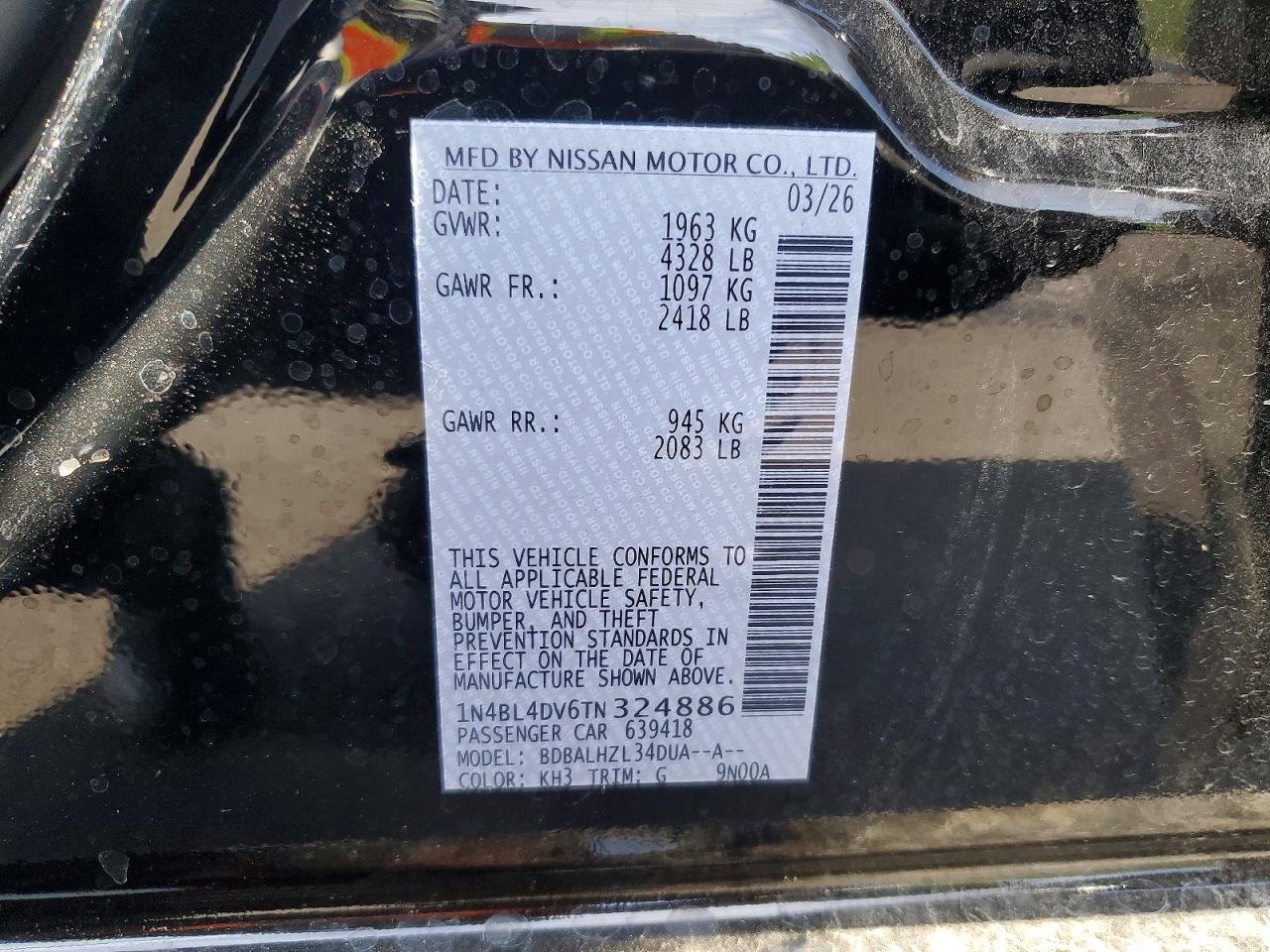 Nissan Altima Sv