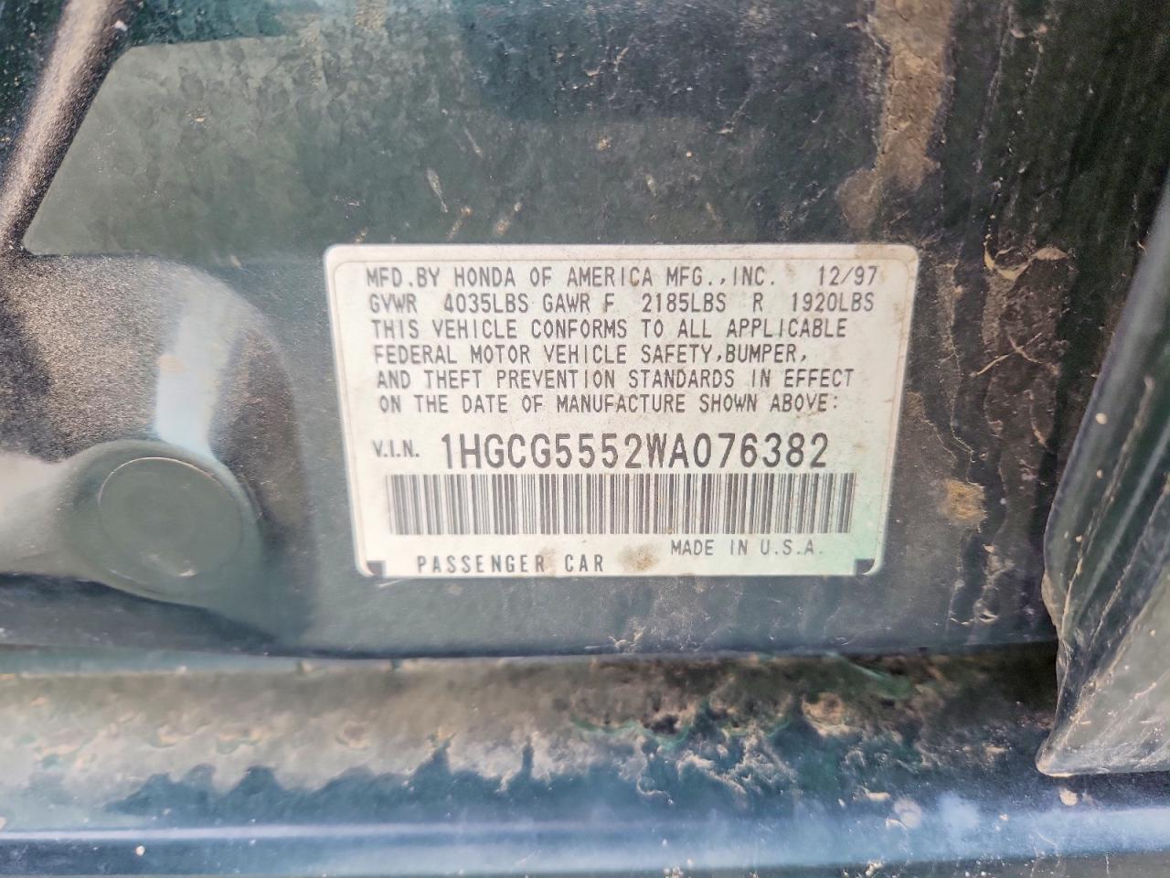 Honda Accord Ex