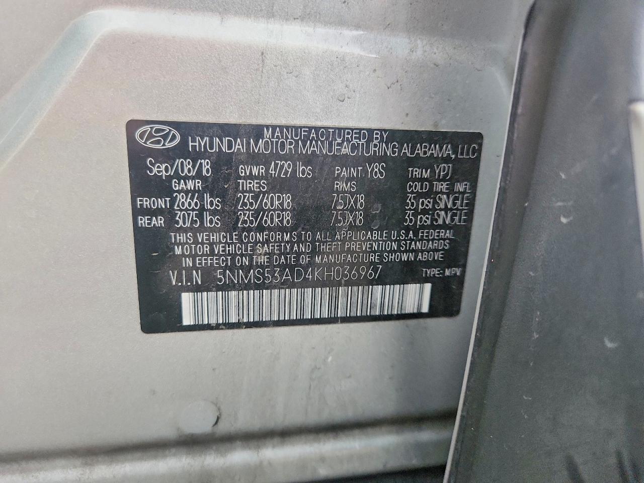 Hyundai SANTA FE Ultimate 2.4l