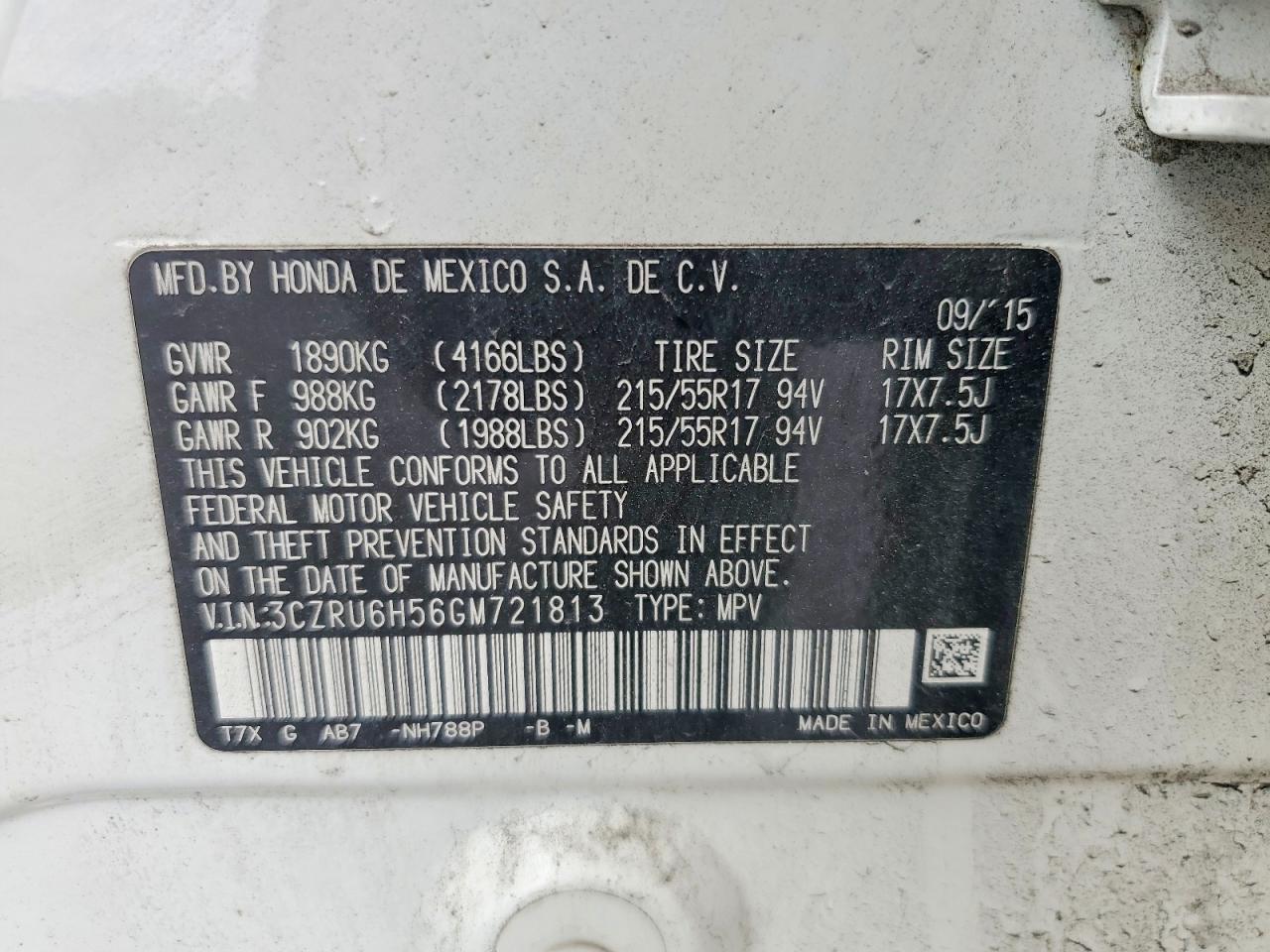 Honda HR-V Ex