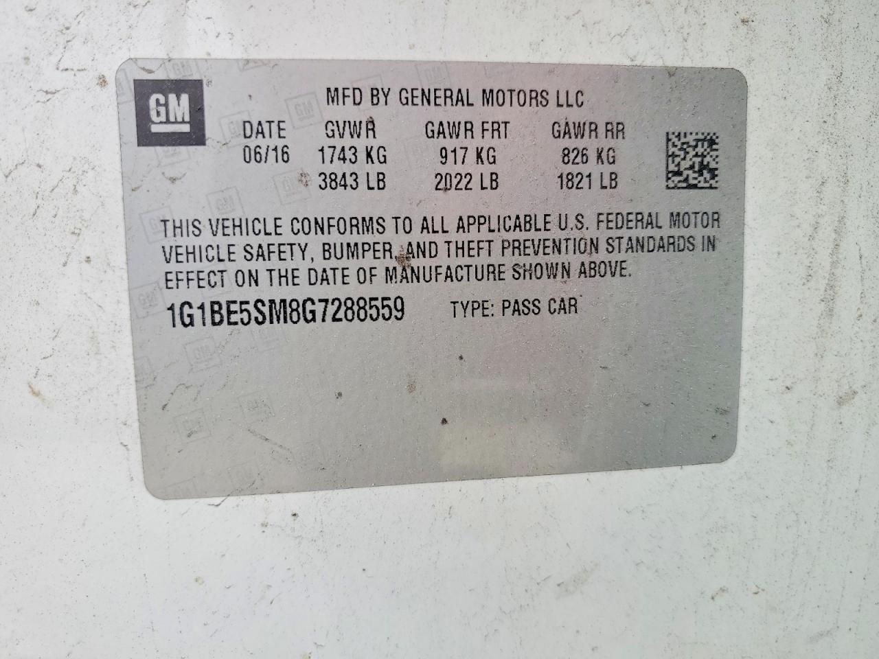 Chevrolet Cruze Lt