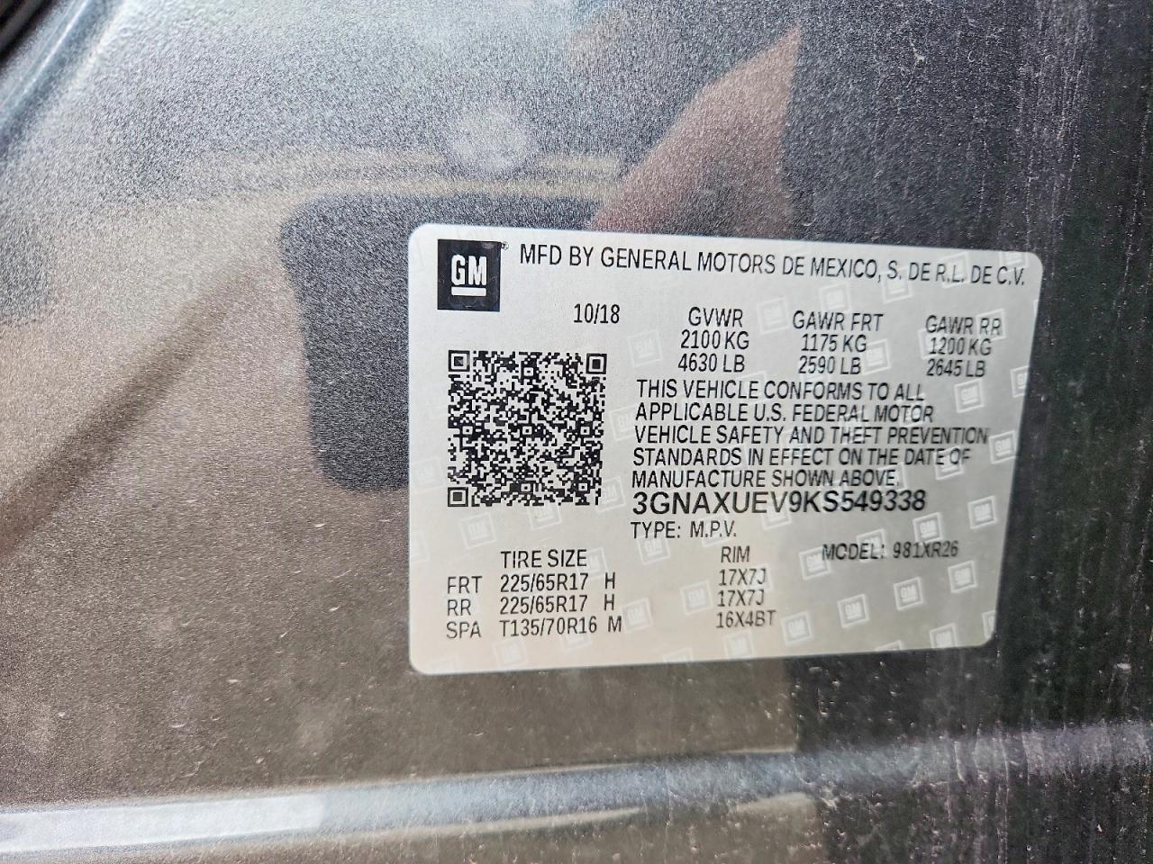 Chevrolet Equinox Lt