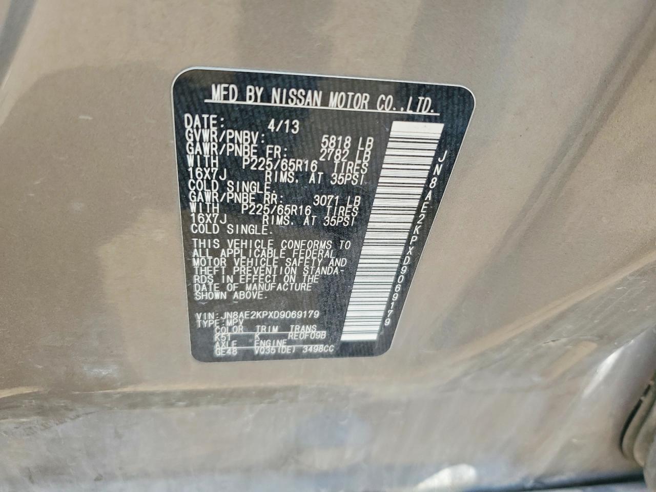Nissan Quest 3.5 S