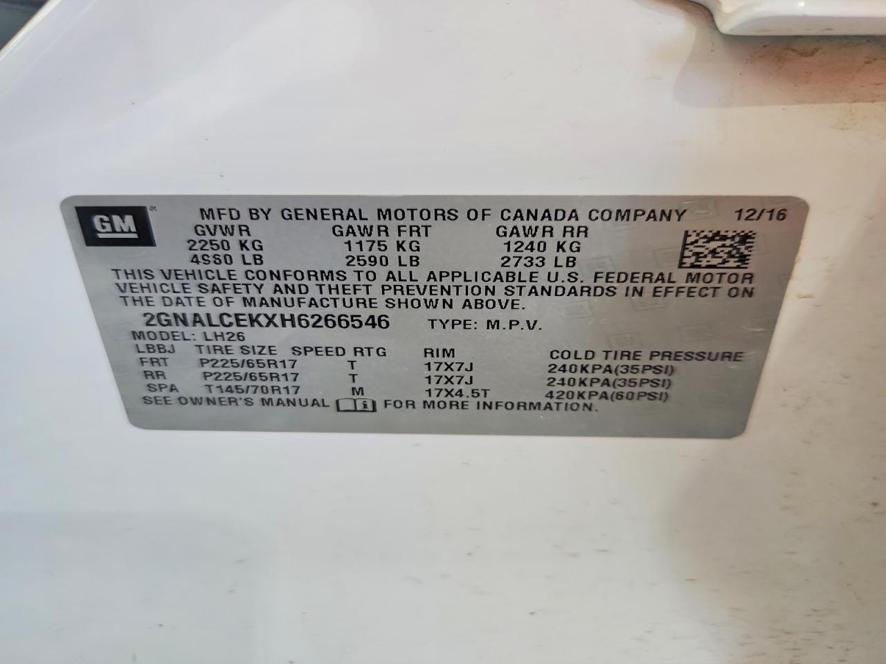 Chevrolet Equinox Lt