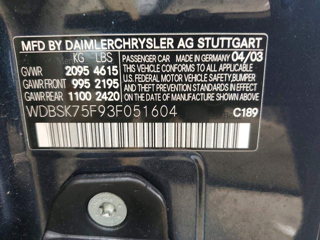Mercedes-Benz S-Class 500r