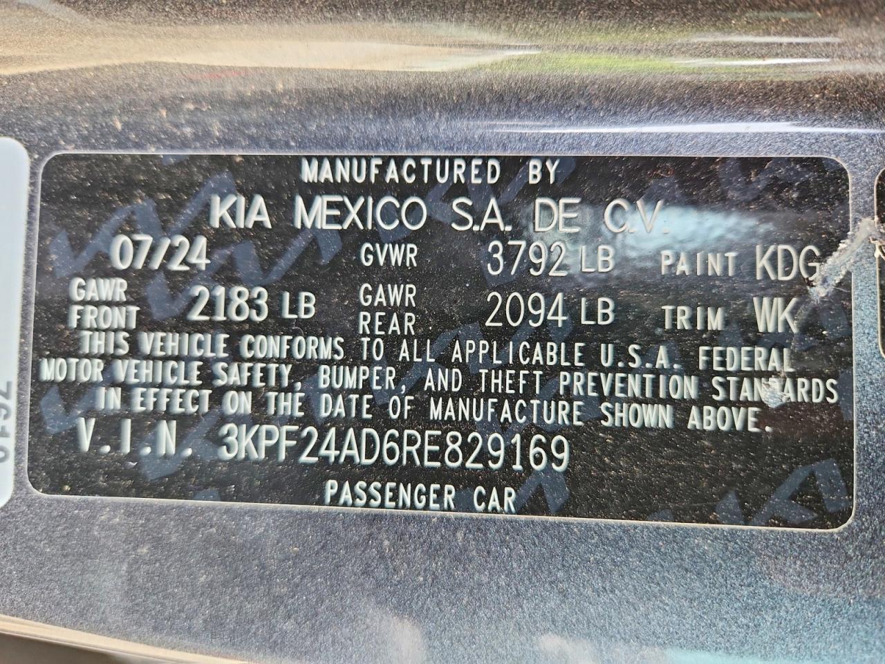 Kia Forte Lxs