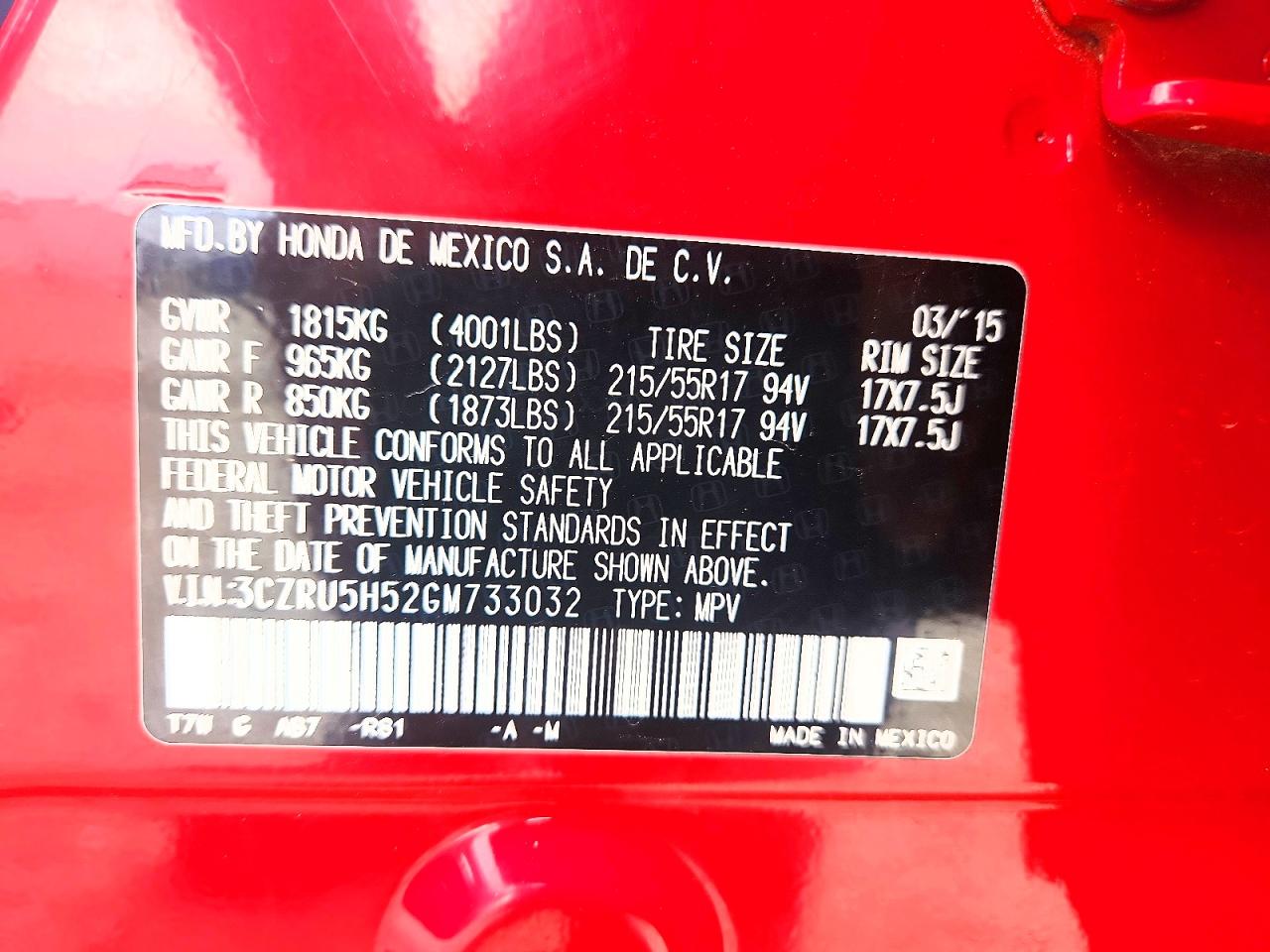 Honda HR-V Ex