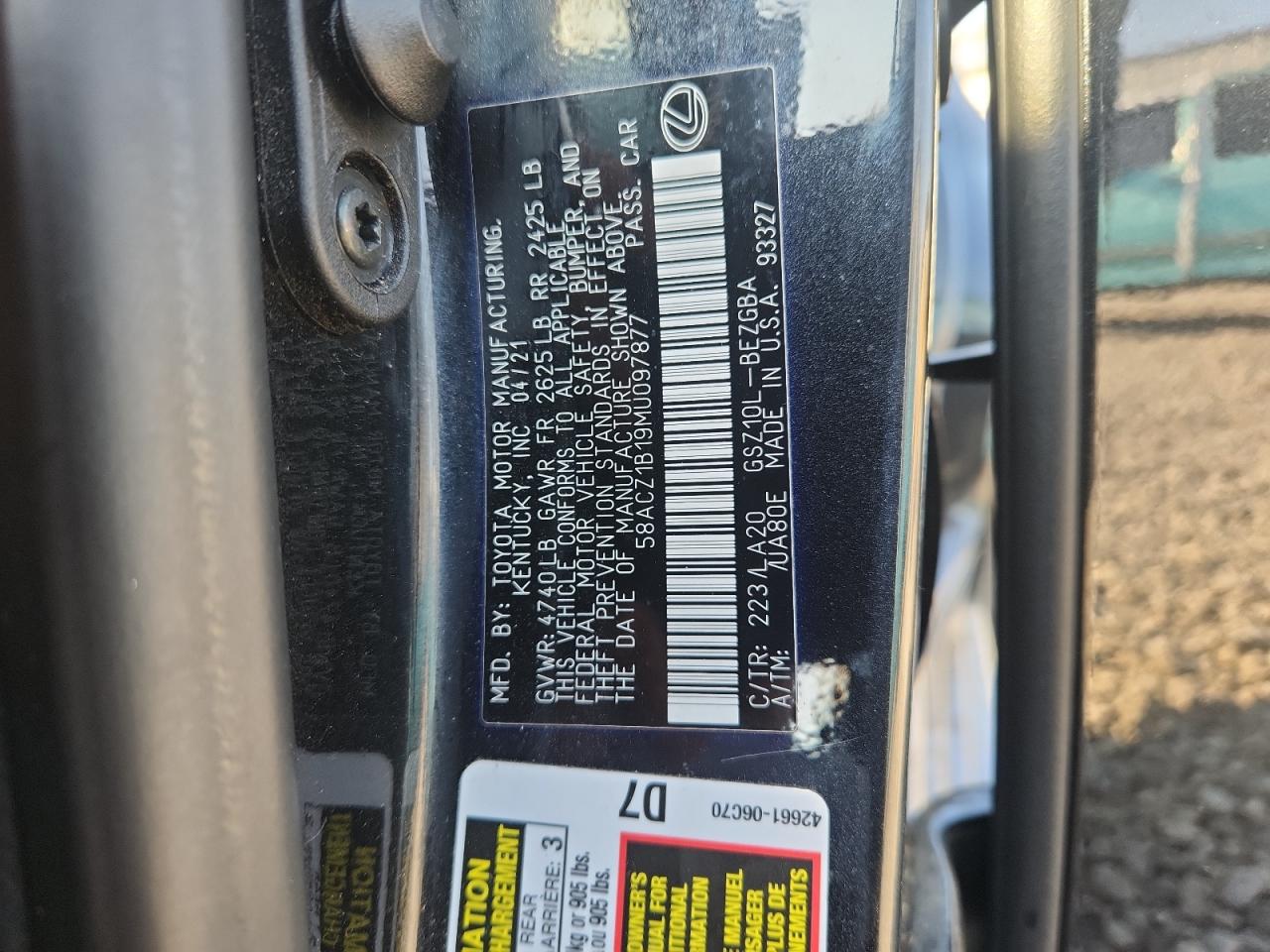 Lexus Es Base