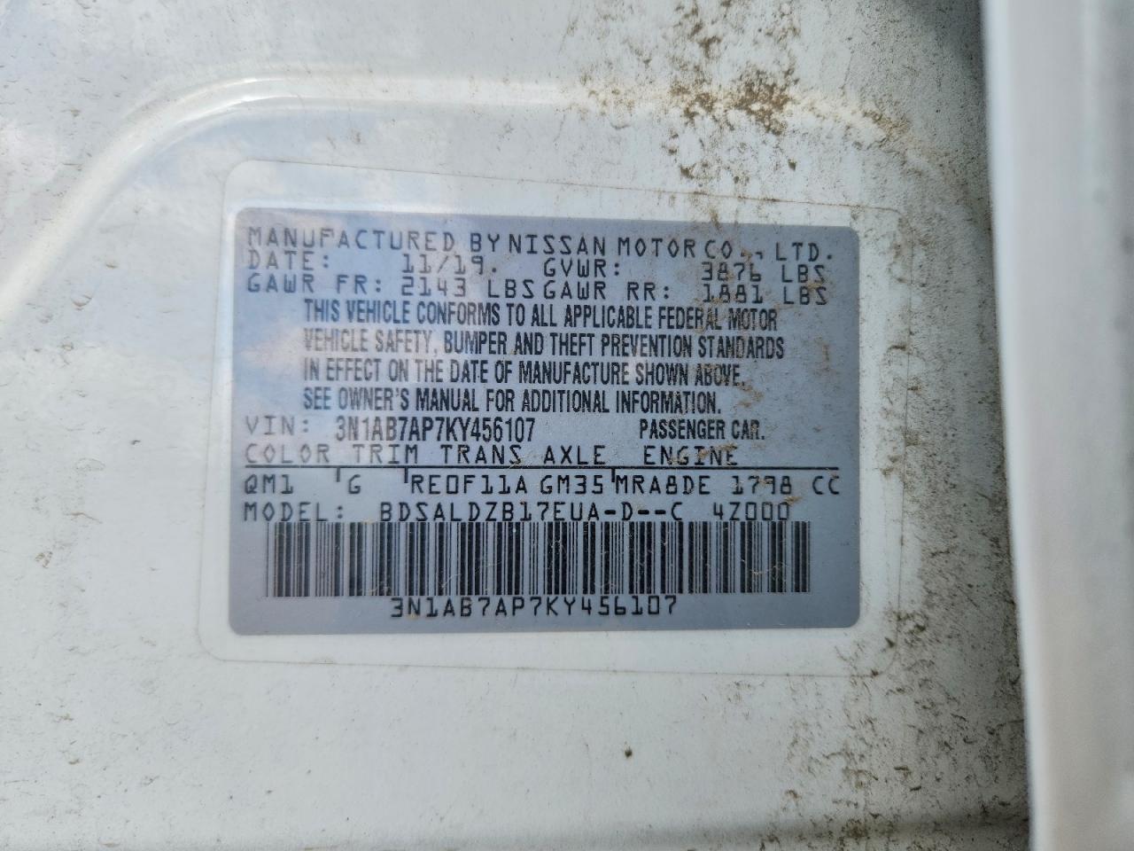 Nissan Sentra Sv