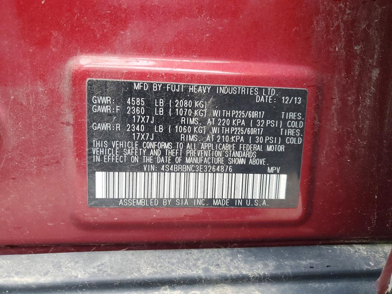 Subaru Outback 2.5i Limited