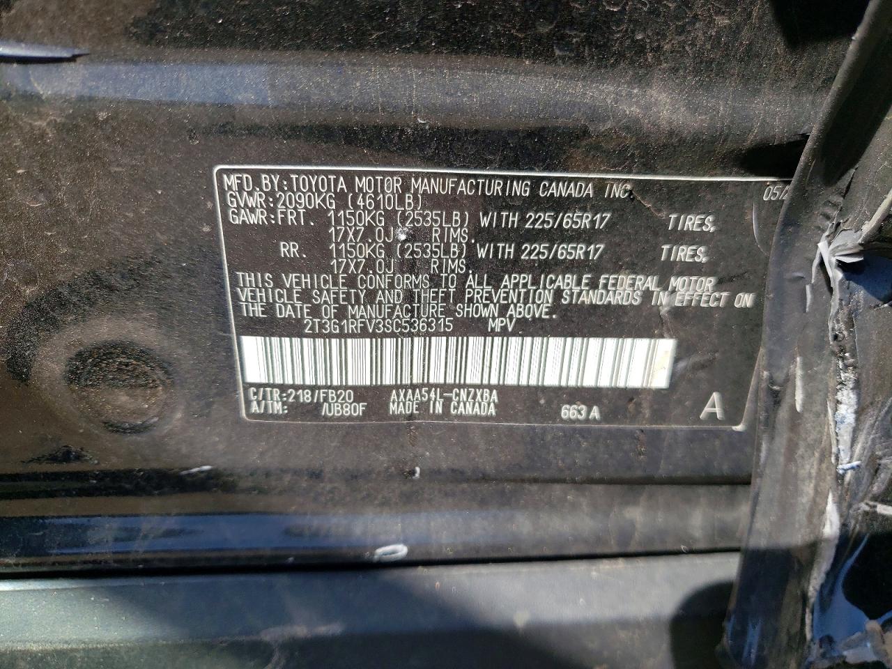 Toyota RAV4 Le
