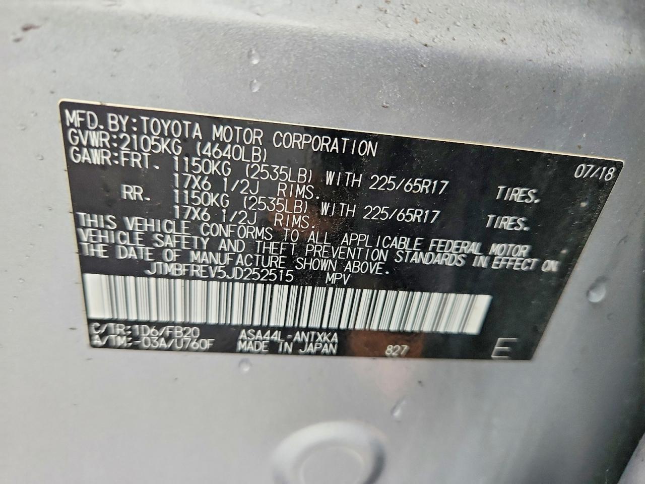 Toyota RAV4 Le