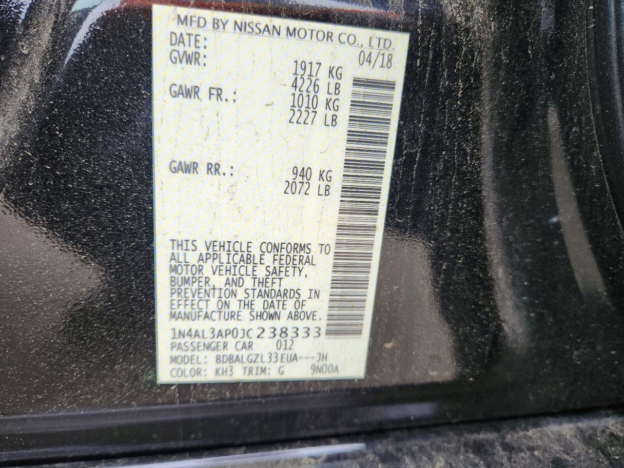 Nissan Altima 2.5 S