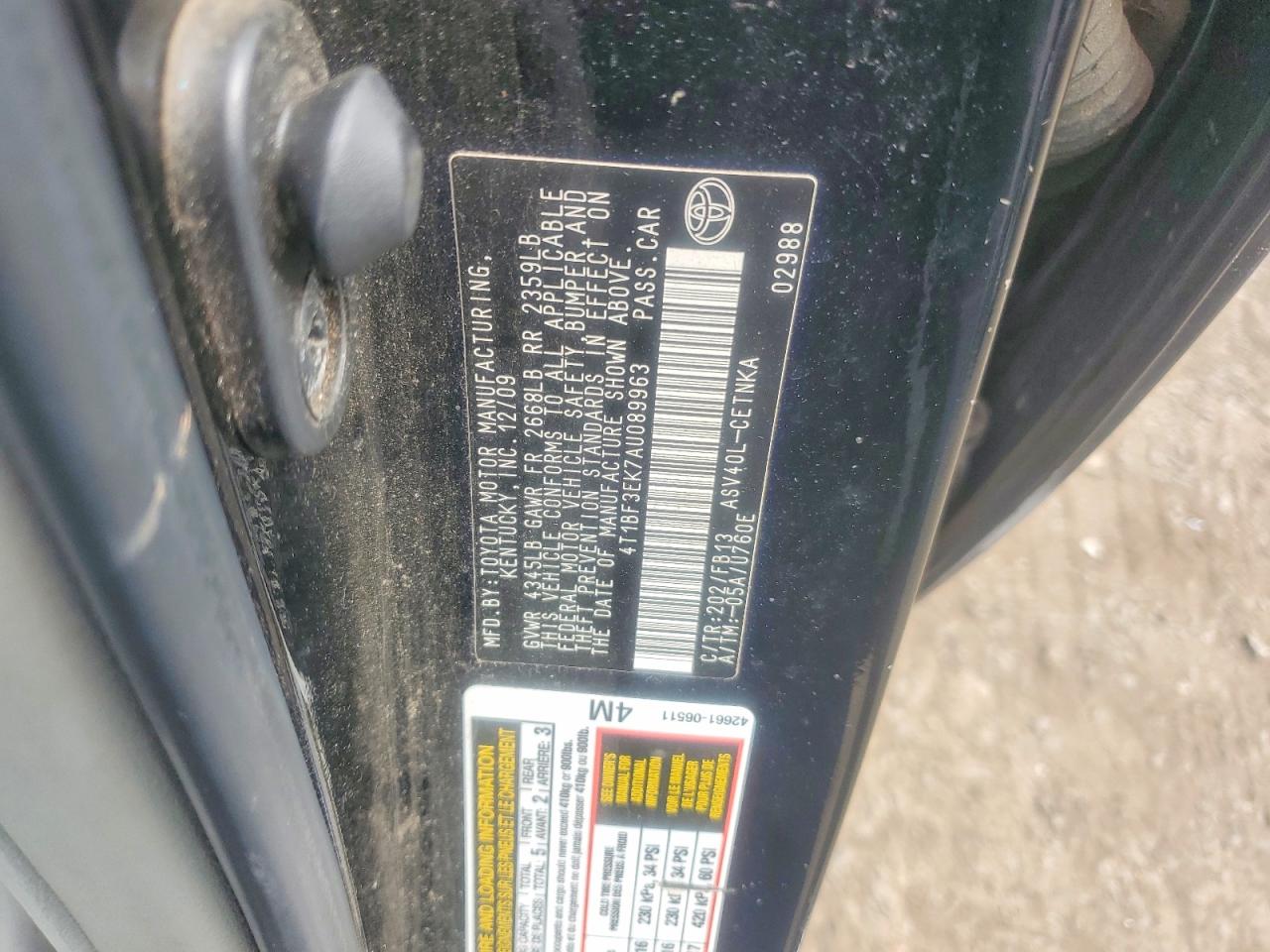 Toyota Camry Le
