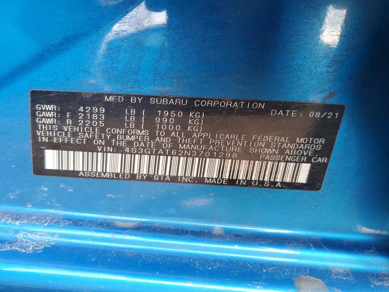 Subaru Impreza Limited