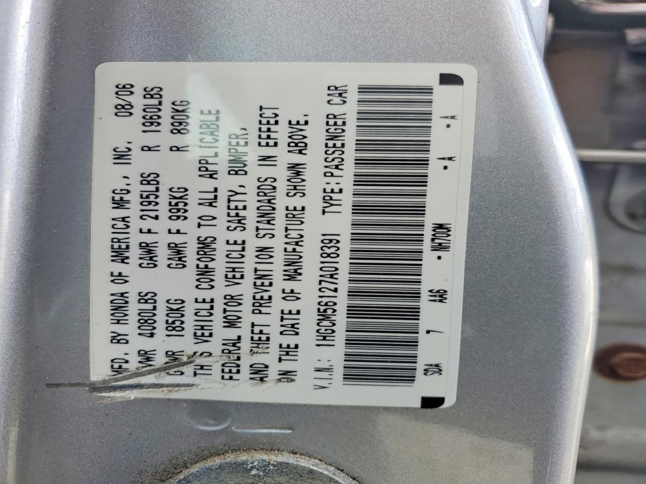 Honda Accord Value