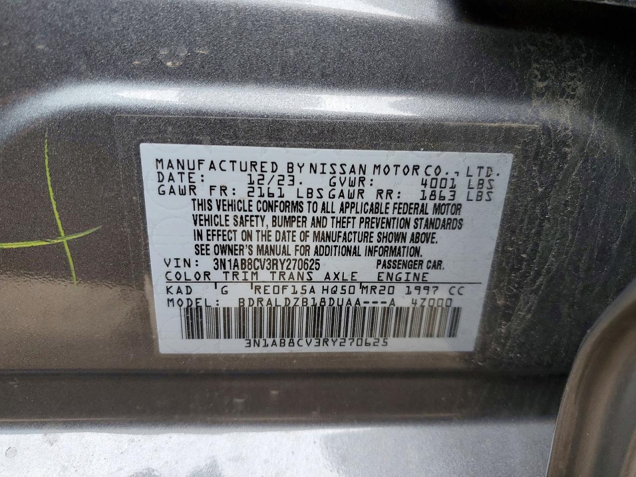 Nissan Sentra Sv