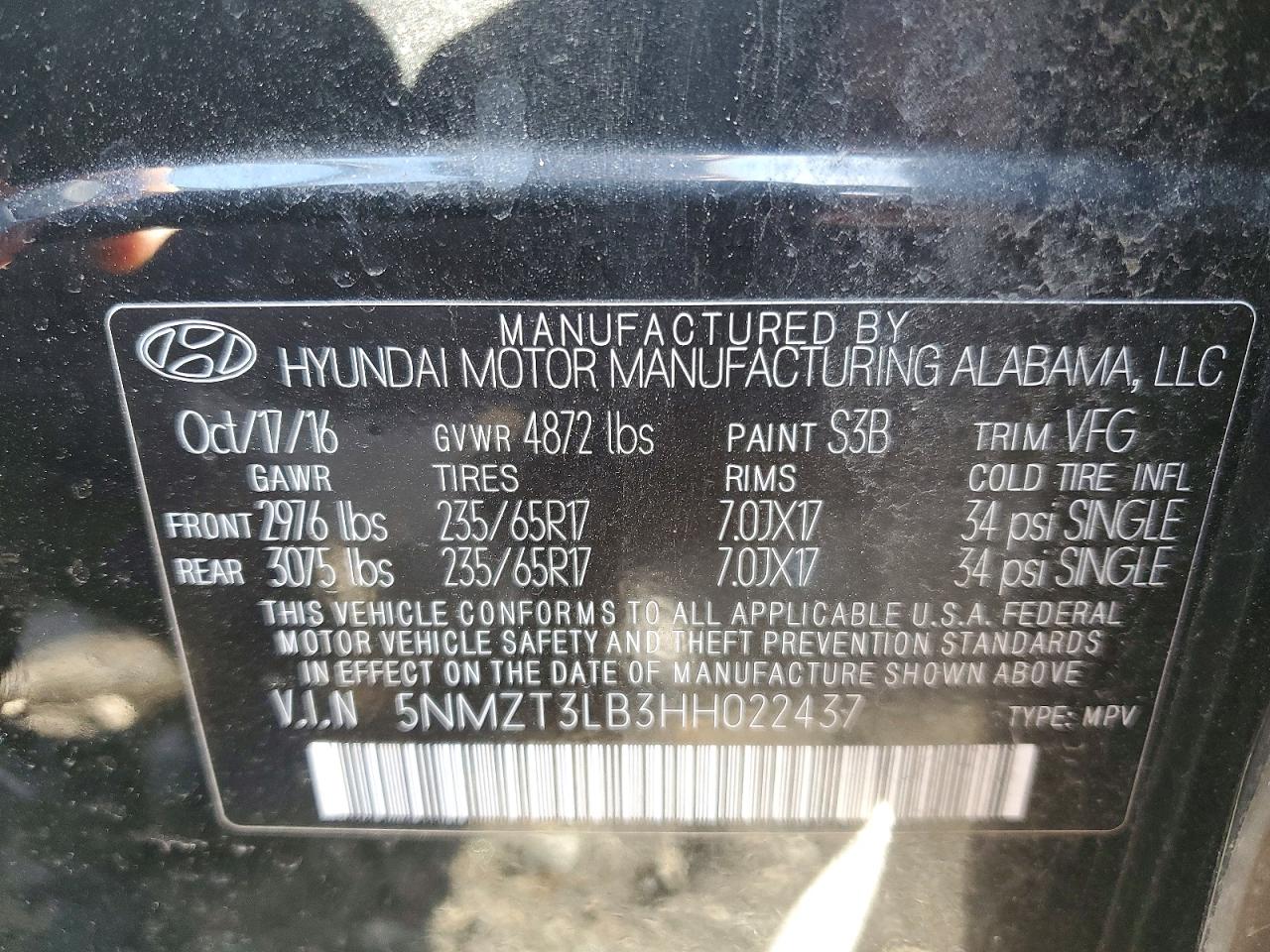 Hyundai SANTA FE 2.4l