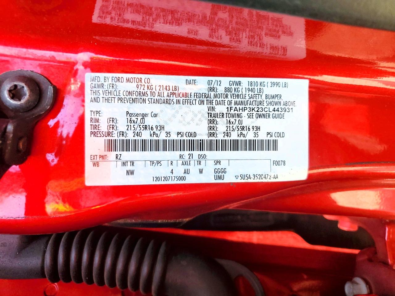 Ford Focus Se