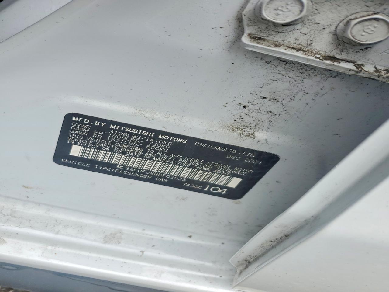 Mitsubishi Mirage G4 Es