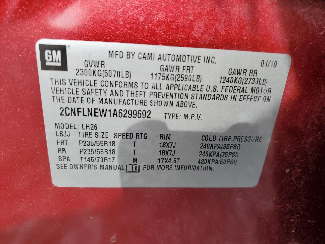 Chevrolet Equinox Lt