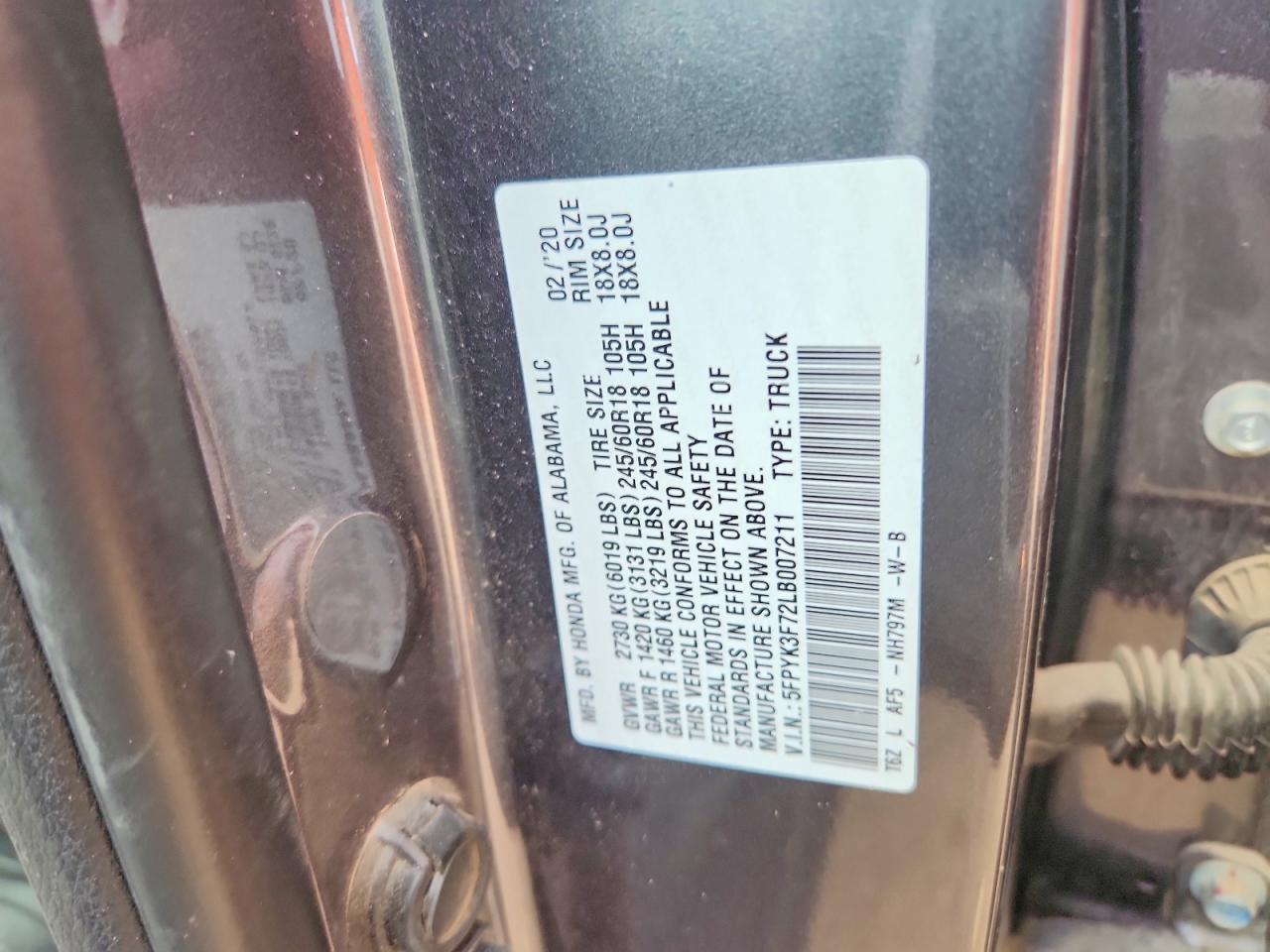 Honda Ridgeline Rtl