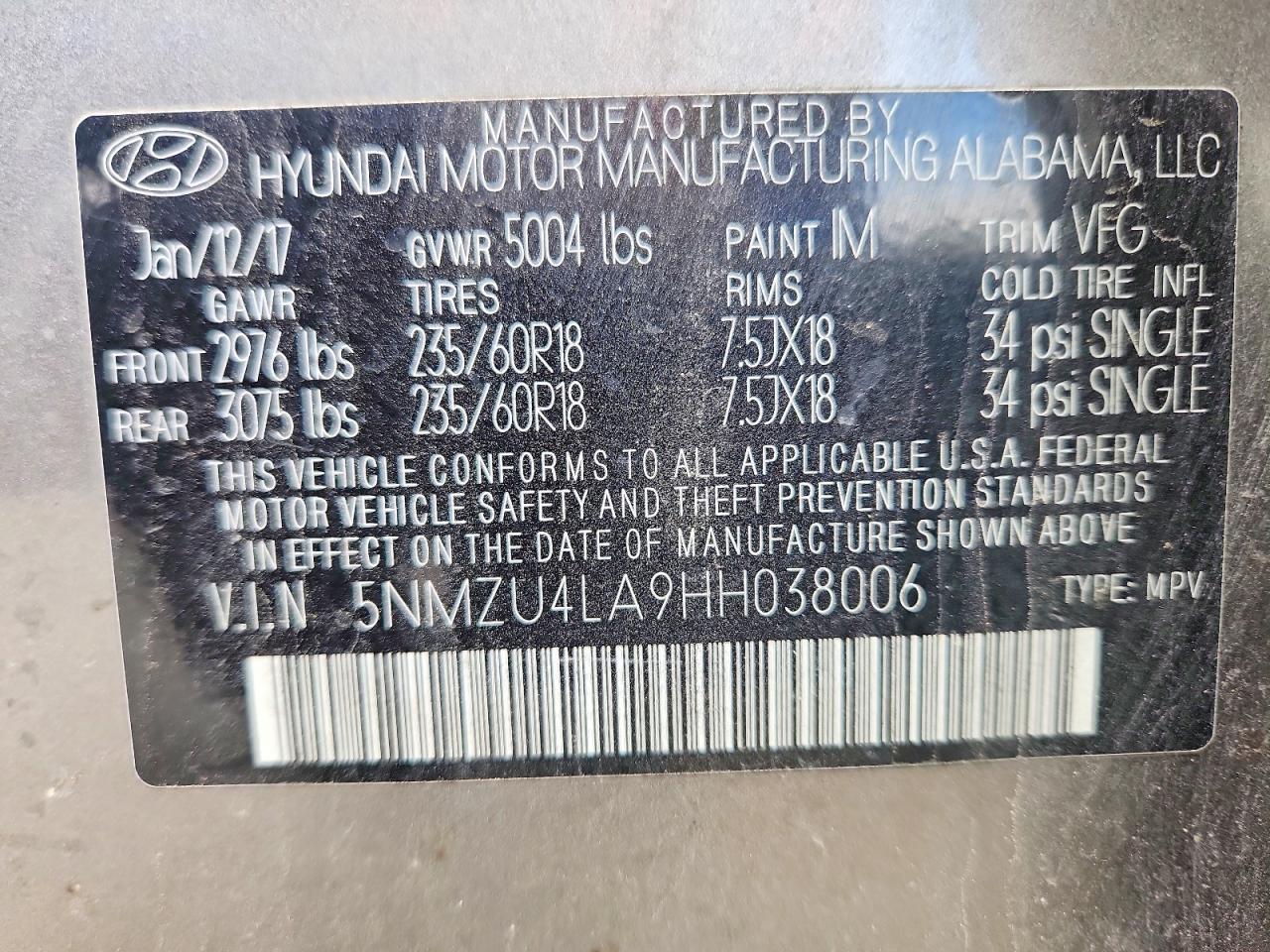 Hyundai SANTA FE 2.0t