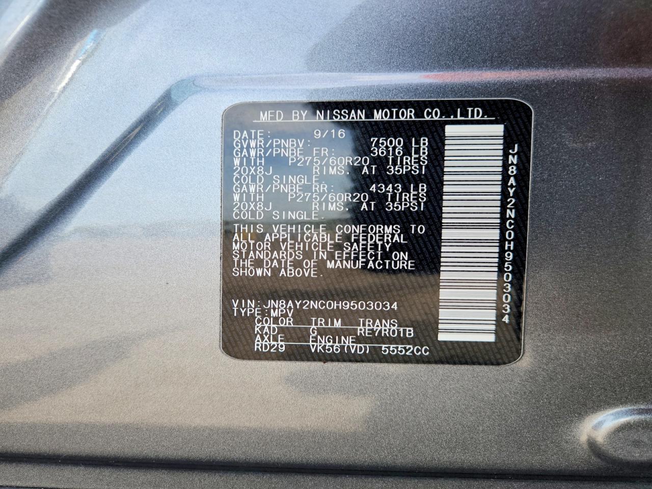 Nissan Armada Platinum