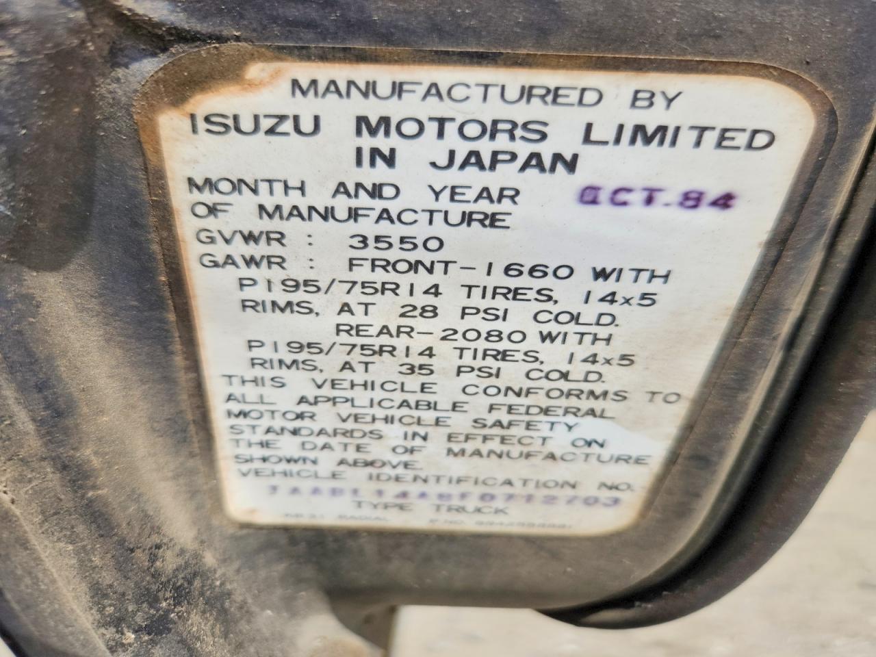 Isuzu Small Pu