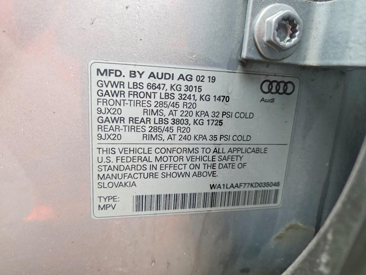 Audi Q7 Premium Plus