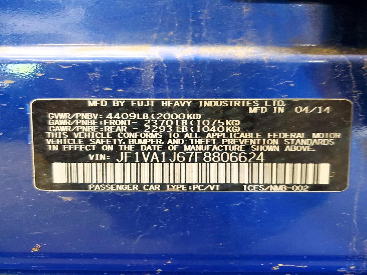 Subaru WRX Limited