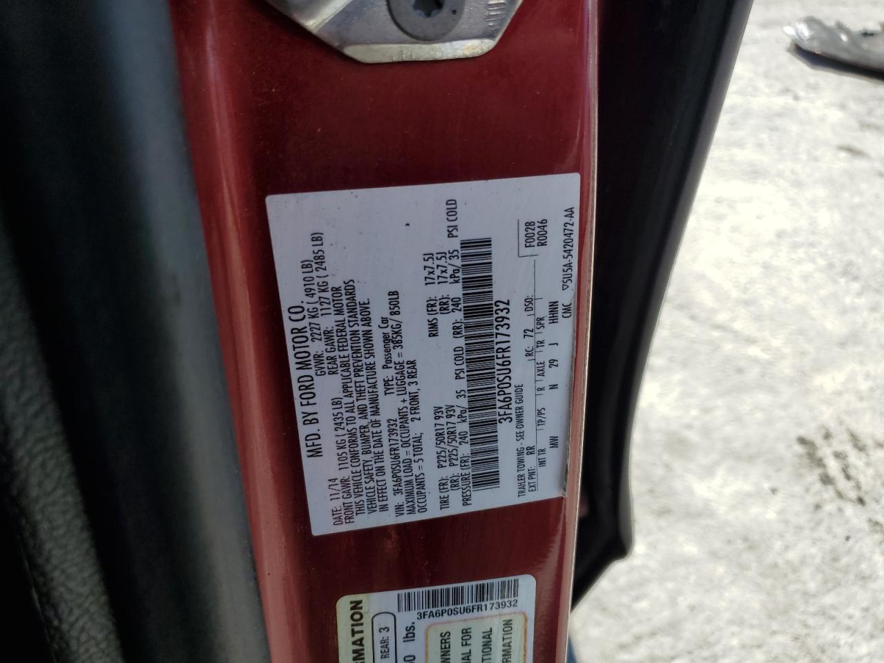 Ford Fusion Titanium Phev