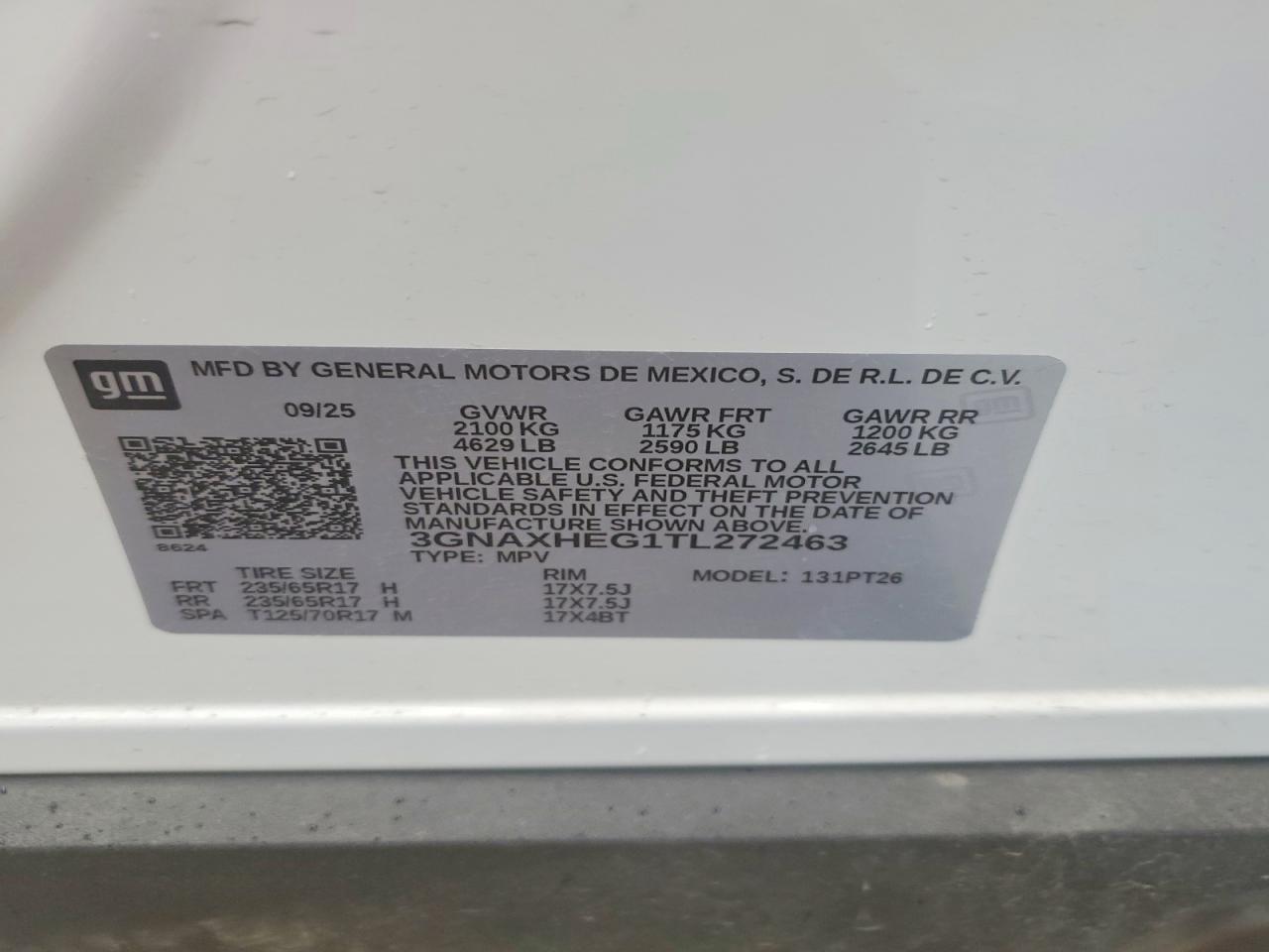 Chevrolet Equinox Lt
