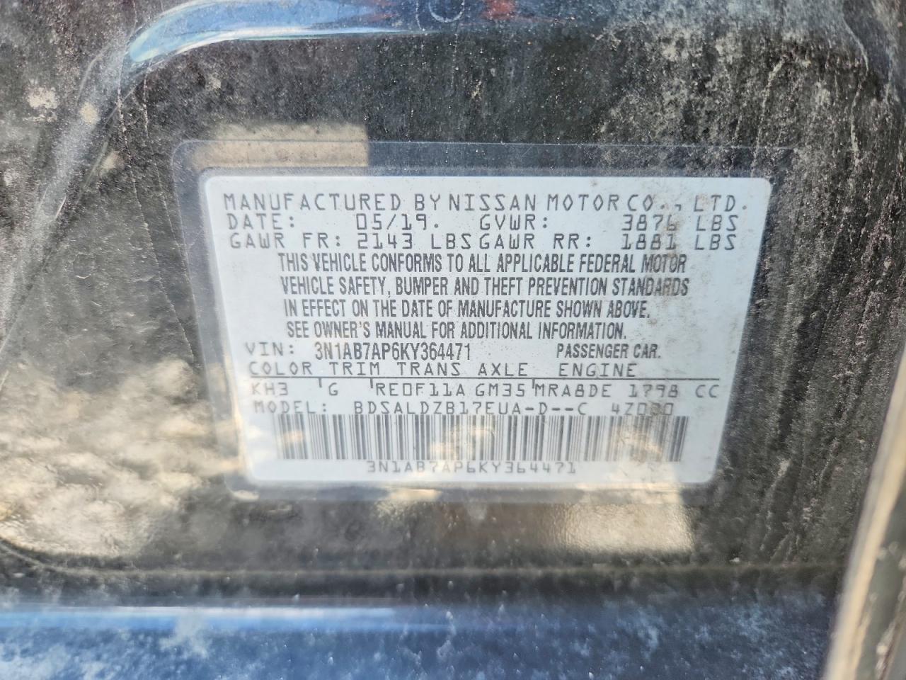 Nissan Sentra Sv