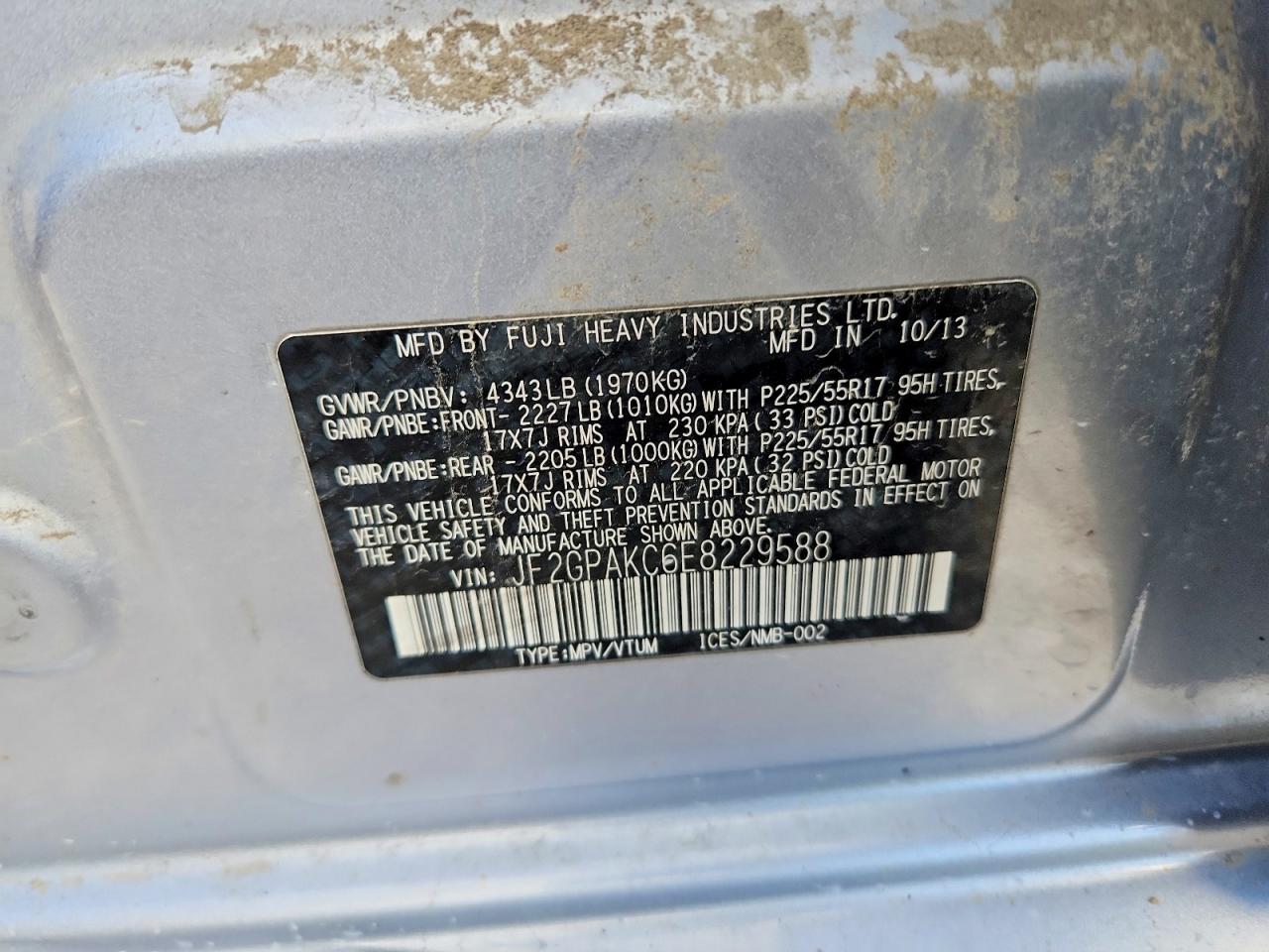 Subaru Xv 2.0 Limited