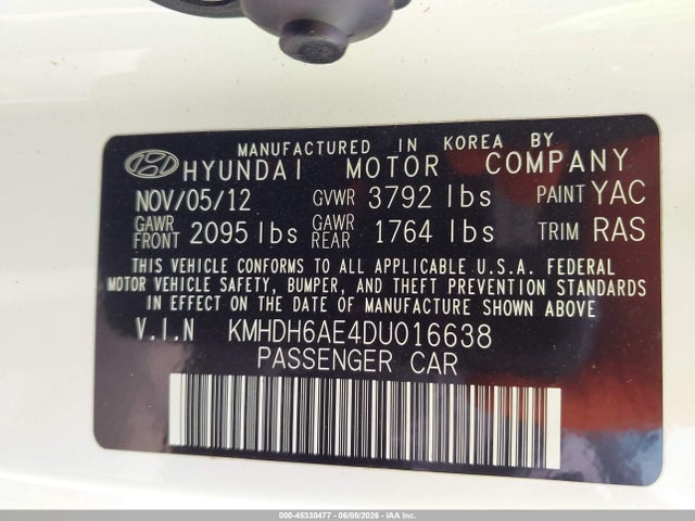 Hyundai ELANTRA Gs