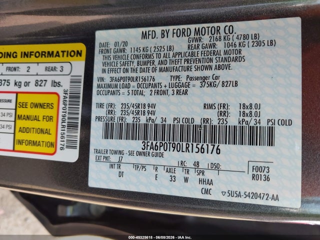 Ford Fusion Se