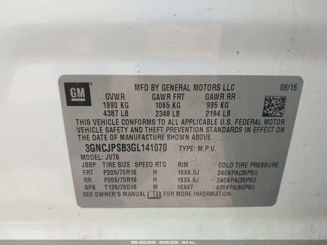Chevrolet Trax Lt
