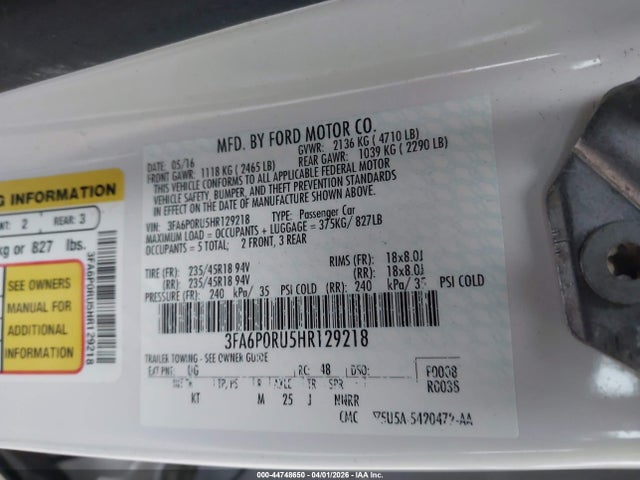 Ford Fusion Titanium