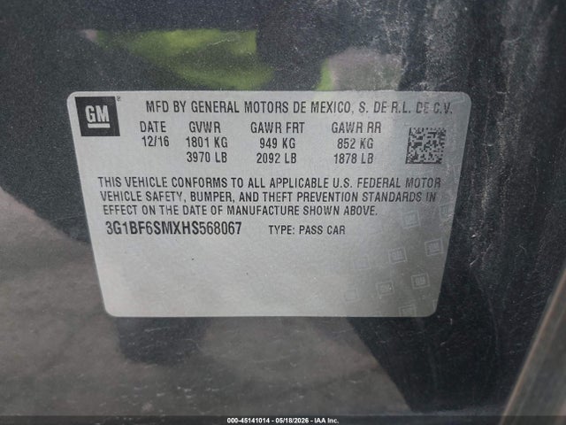 Chevrolet Cruze Premier Auto