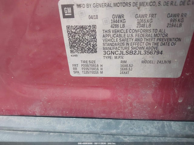 Chevrolet Trax Lt