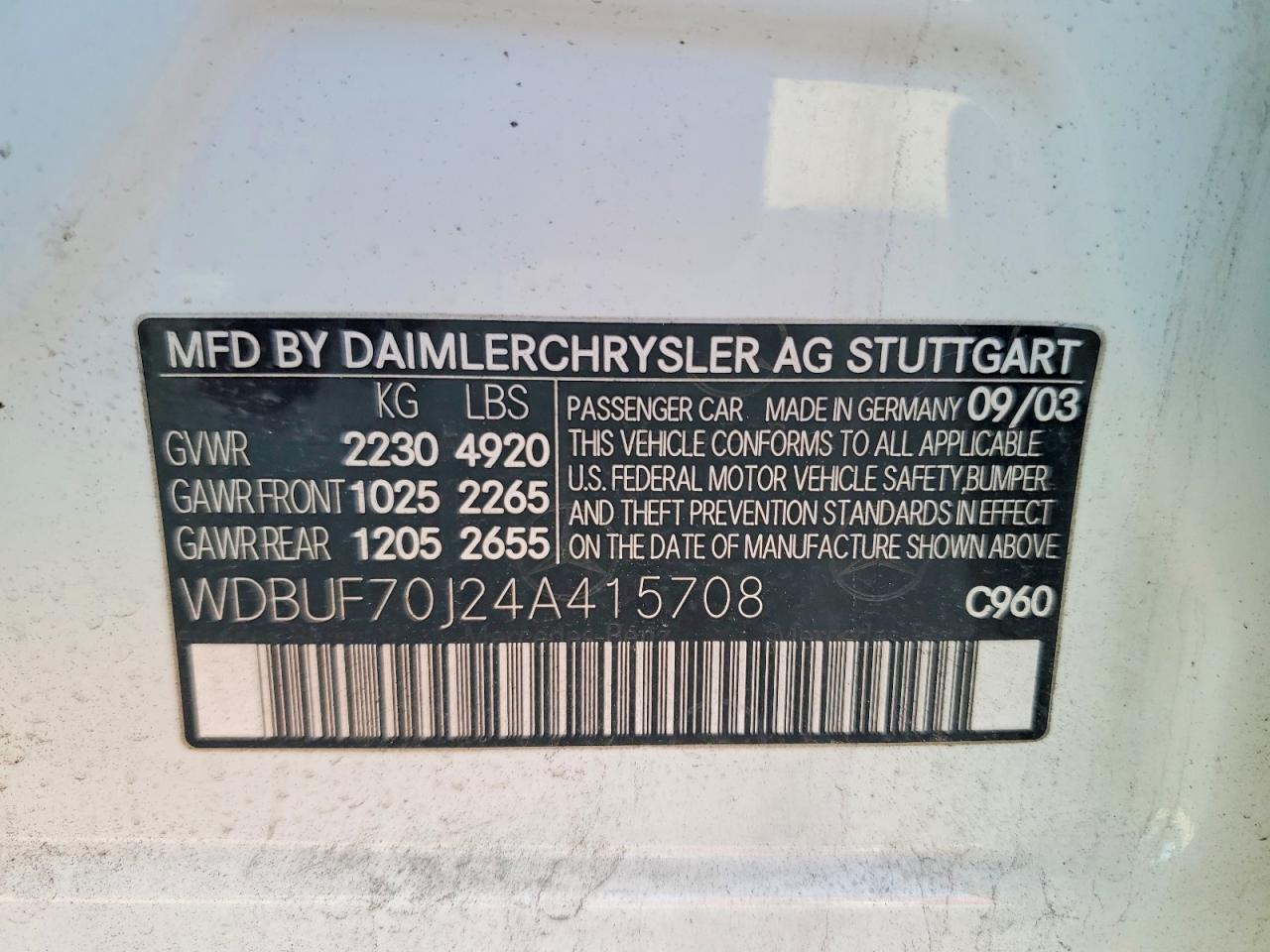 Mercedes-Benz E-Class 500