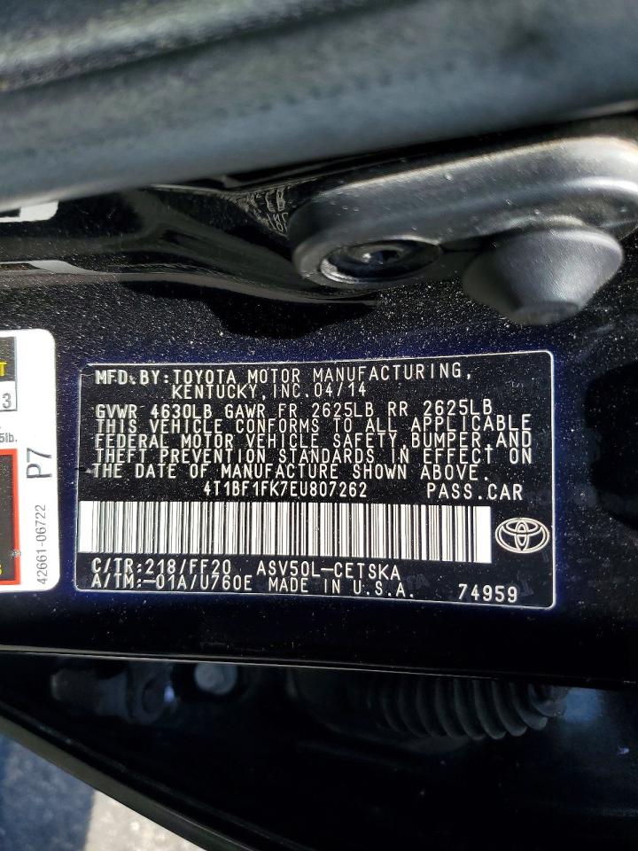 Toyota Camry Se