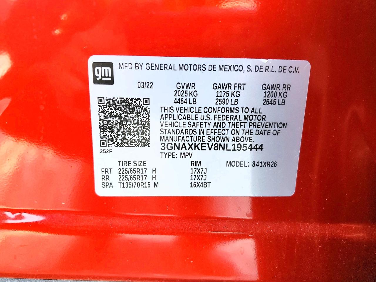 Chevrolet Equinox Lt