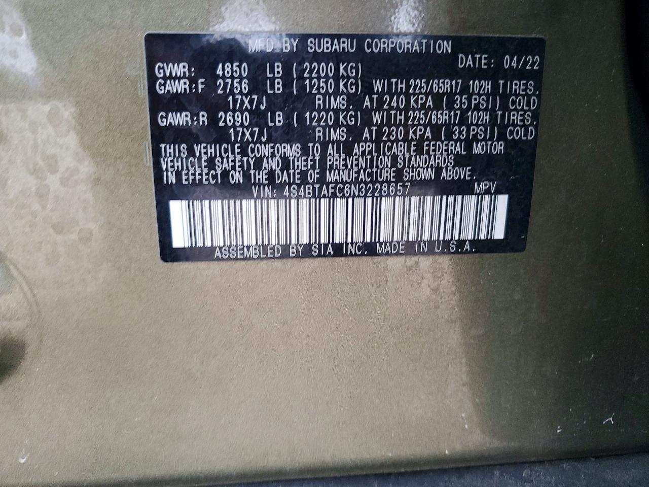Subaru Outback Premium